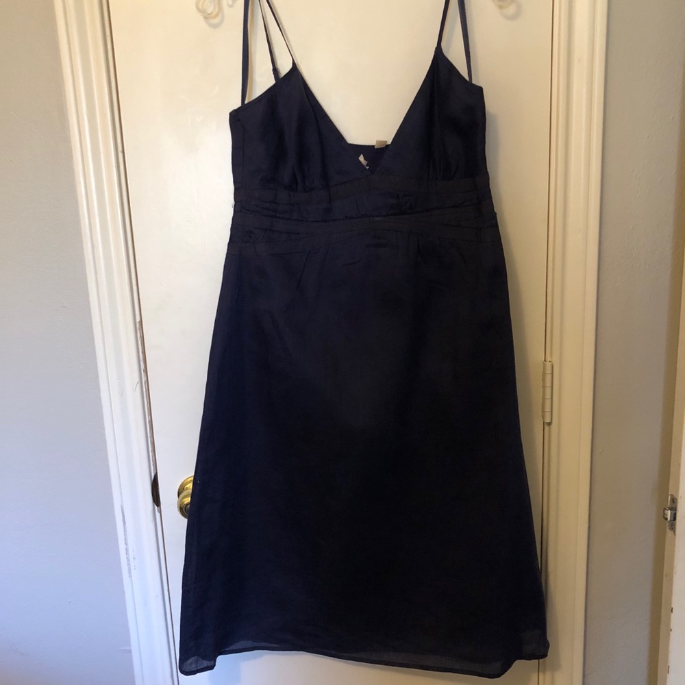 Anthropologie Navy Dress Maeve Brand